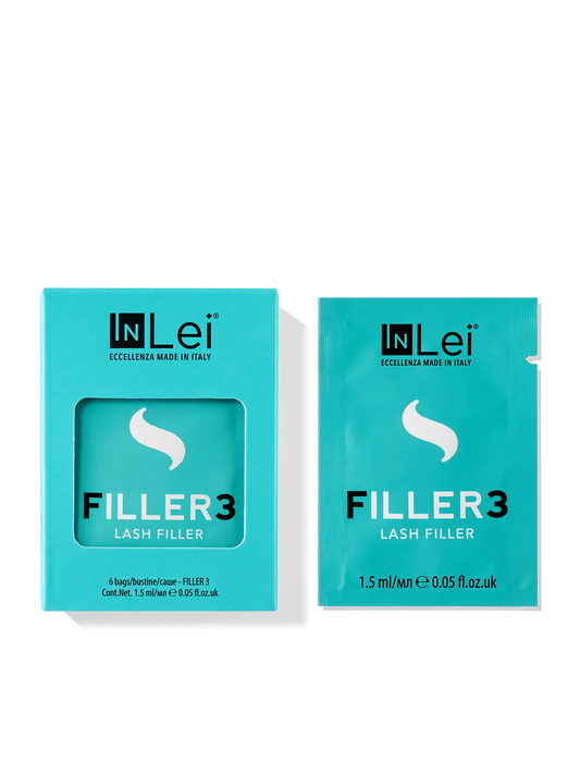 3 FILLER ÚNICO nutritivo para cílios 6 x 1,5ml InLei®